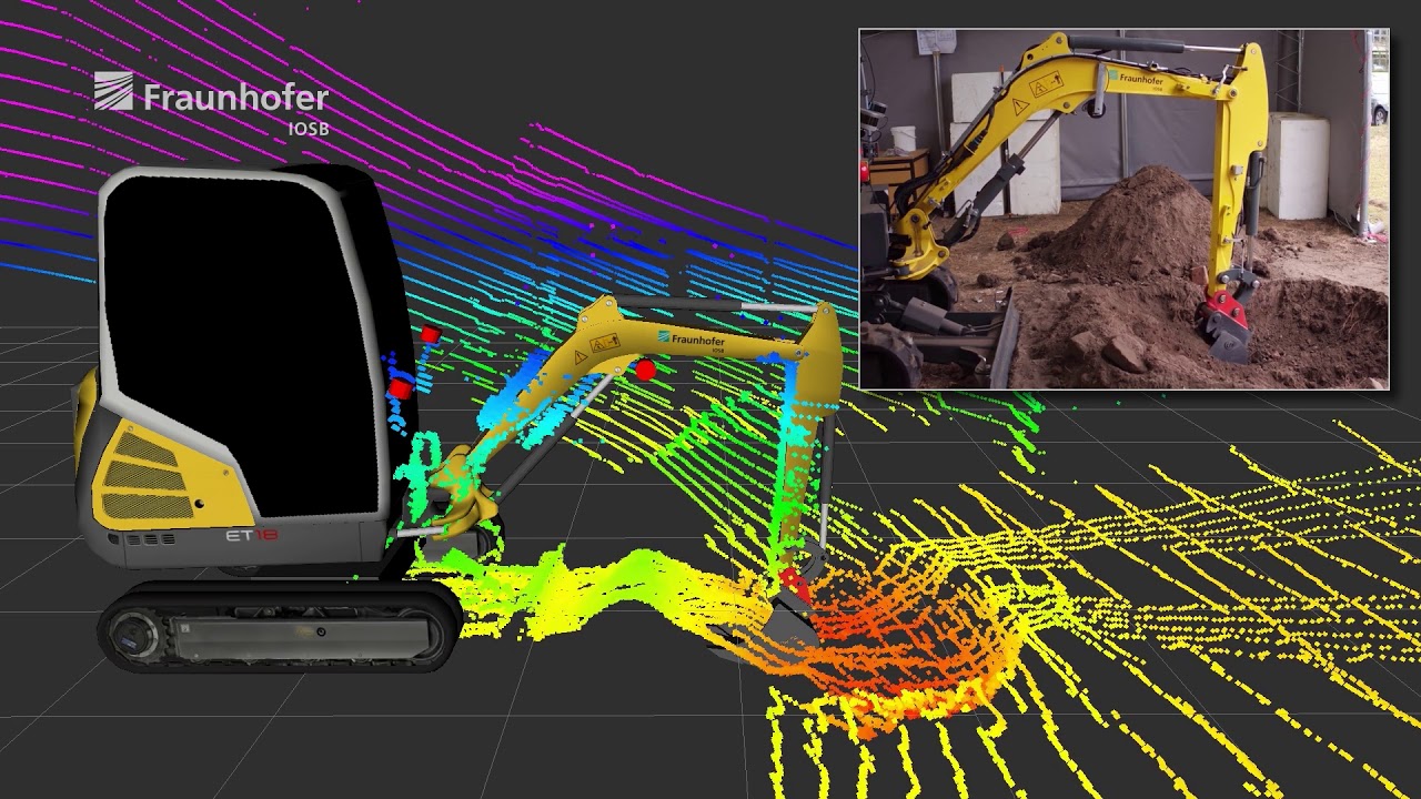 Autonomous Excavator IOSB.BoB at Fraunhofer IOSB