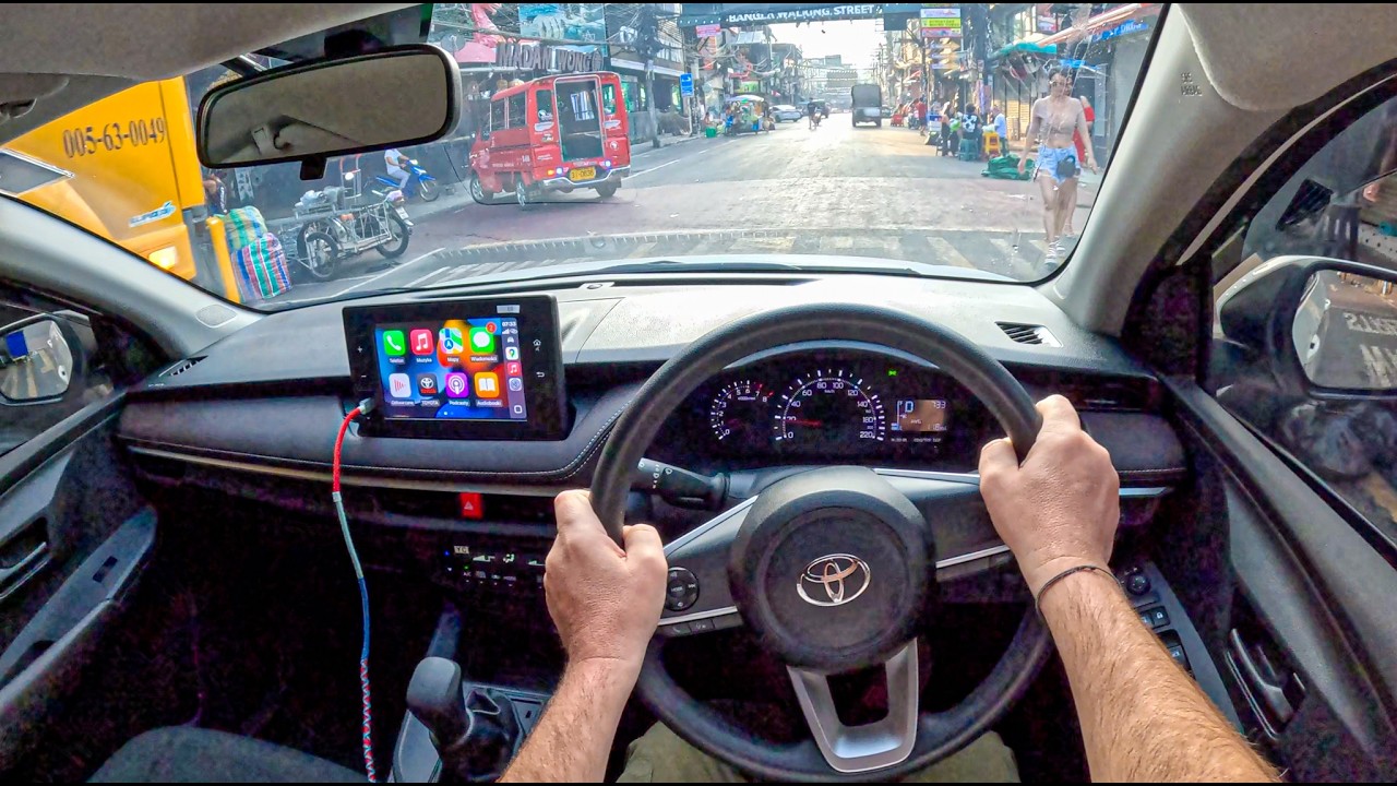 2025 Toyota Yaris Ativ (Vios) in Thailand 🇹🇭 (1.2 94 hp) | POV Test Drive #2366 Joe Black
