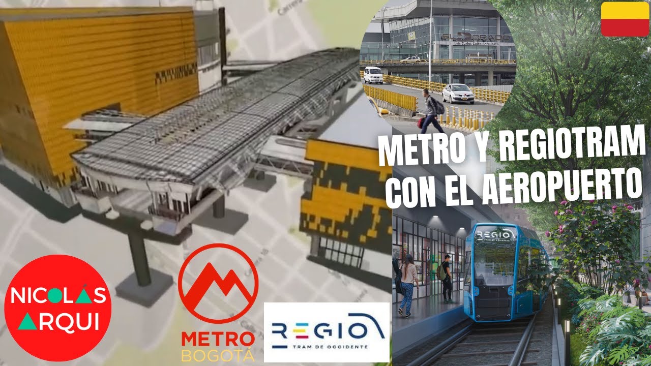 ¿Cómo será integración del Metro de Bogotá con RegioTram de Occidente y el Aeropuerto ElDorado? ✈️🚆