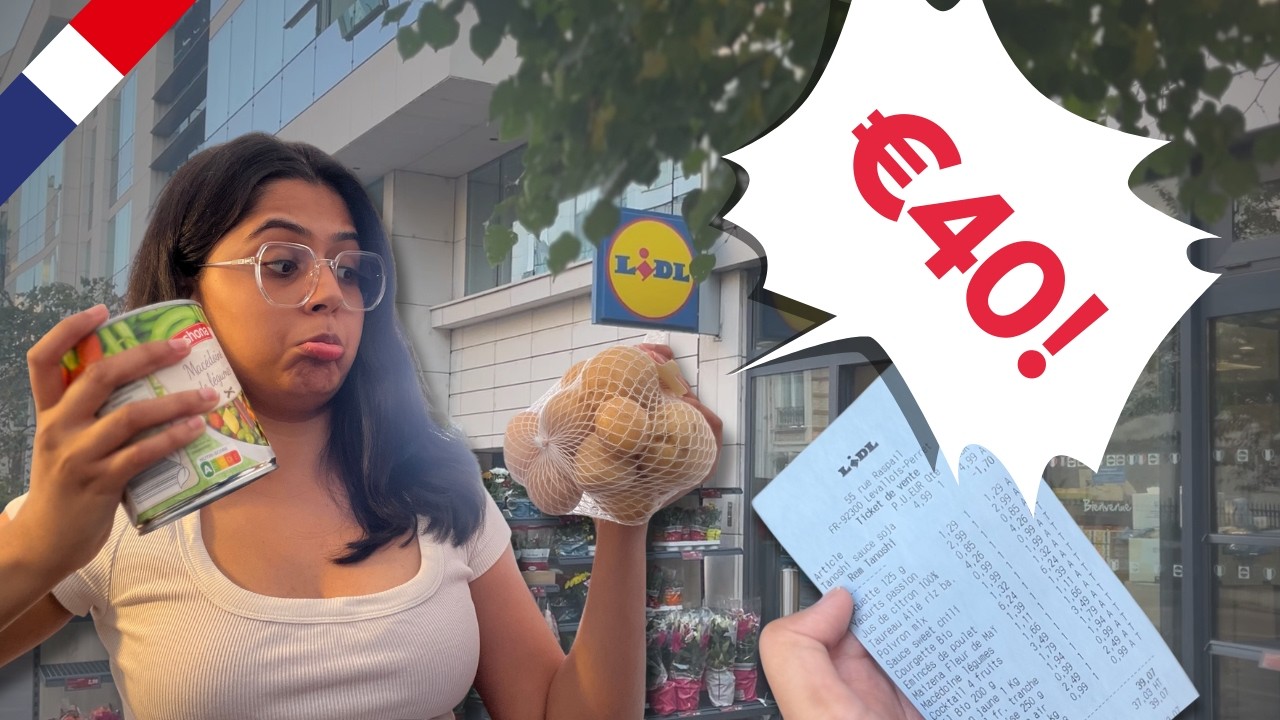 French Vlog  | Grocery Shopping in Paris (EN + FR Subtitles) - Faire les courses avec moi