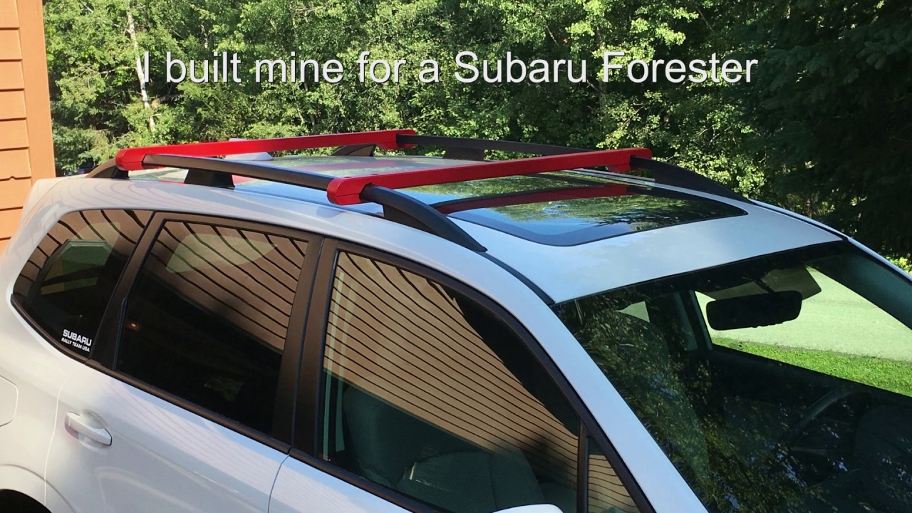 DIY SUV Roof Rack Crossbars