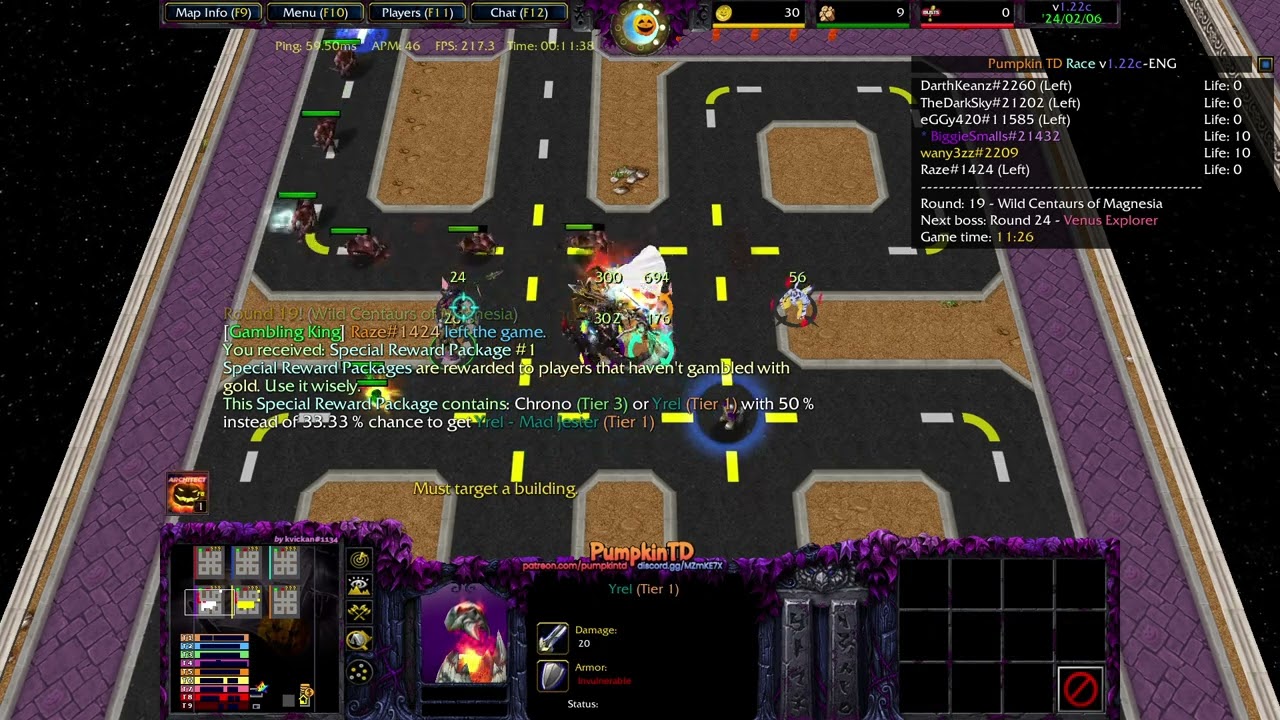 Total Domination & New Titles! - Pumpkin TD #07 - Warcraft 3 ~ Custom Game - Tower Defense Battlenet