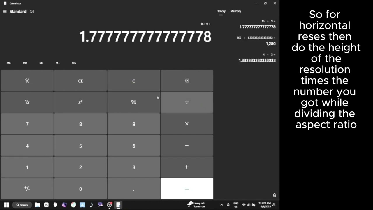 How to make a custom screen resolution with an aspect ratio!