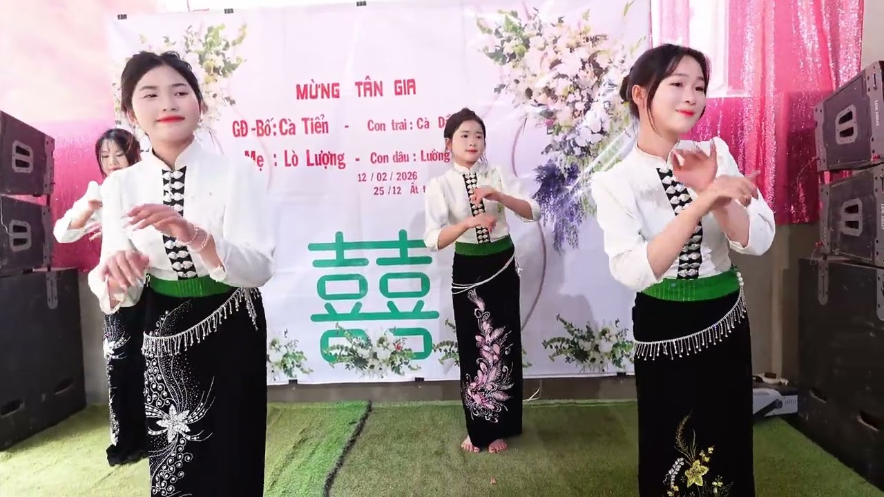 ĐMGĐ BIỂU DIỄN TẠI LỄ MỪNG TÂN GIA CÀ DẦN - LƯỜNG THỜI BẢN CHẠY CANG XÃ NẬM MẰN CŨ 