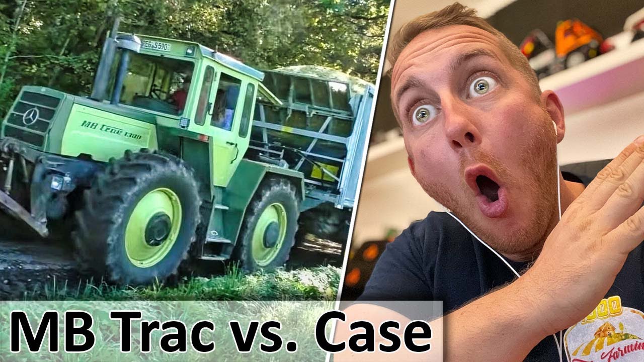 MB Trac vs. Case vs. Fendt am BERG! Wer schafft die STEIGUNG - M4cM4nus reagiert