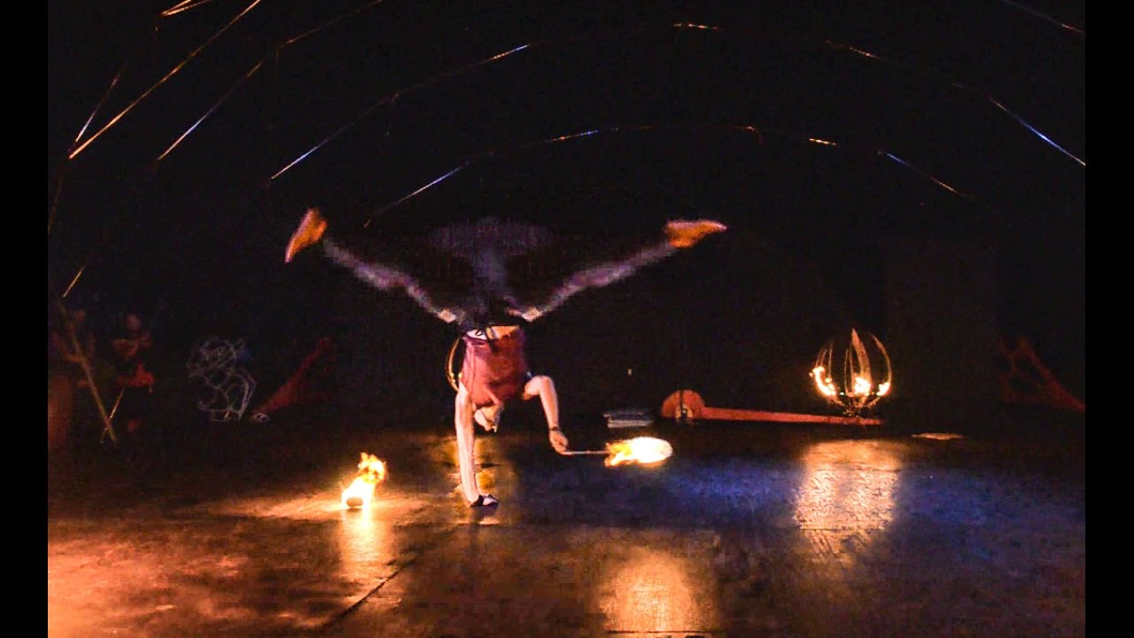 Fire Poi at Festa del Fuoco di Stromboli 2016 - Vojta