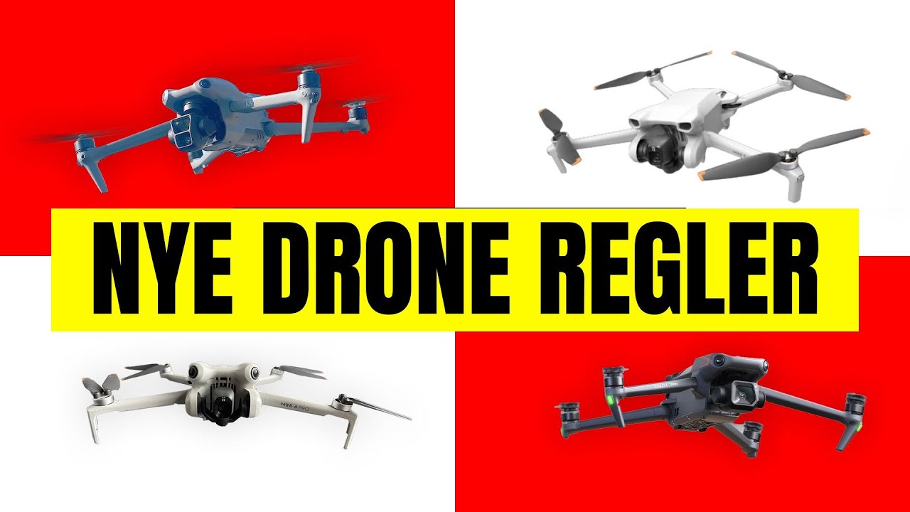 NYE Droneregler i 2024 for droner UDEN C-m&aelig;rke