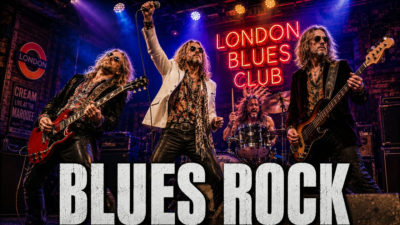 Classic Blues Rock Fire &ndash; Soulful Guitar Riffs and Highway Energy