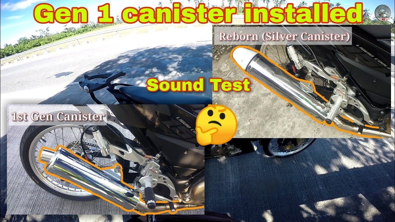 Comparison between 1st Gen canister and Reborn (silver canister)