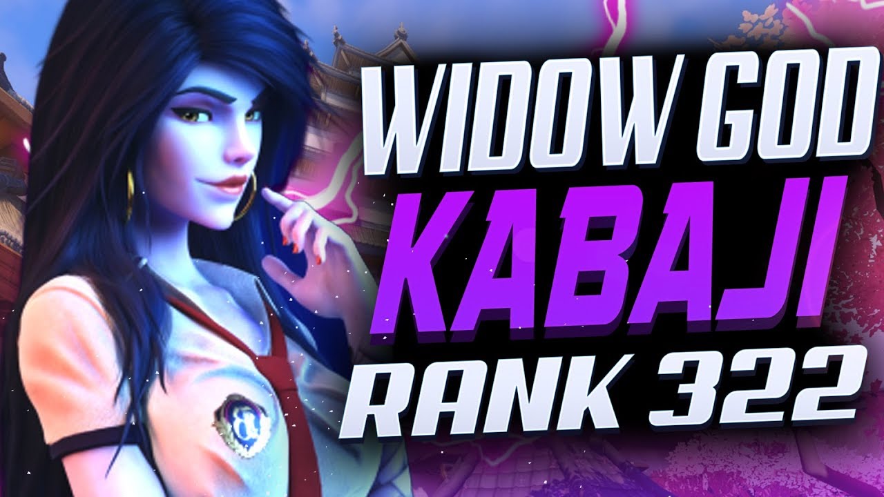 KABAJI SHOWING HIS WIDOW SKILLS! [ OVERWATCH SEASON 21 TOP 500 ]