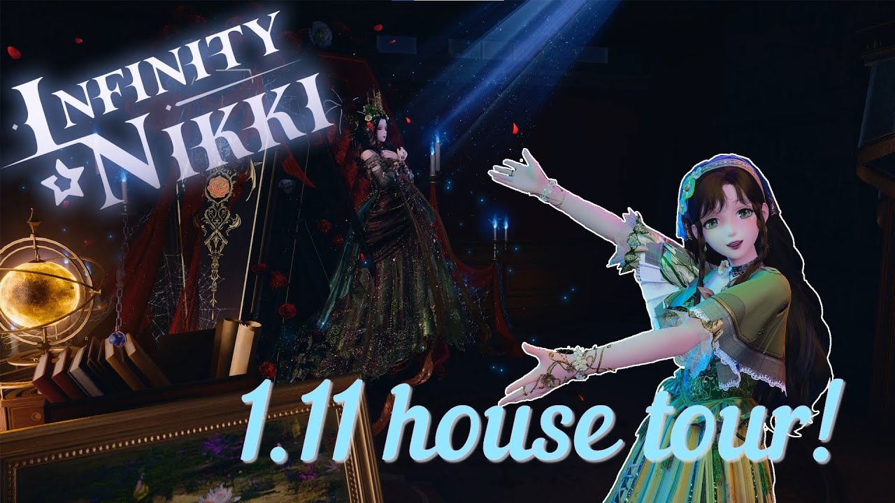 I FINALLY built my SPOOKY MANSION | INFINITY NIKKI 1.11 HOUSE TOUR (I'm so ready for 2.0!)