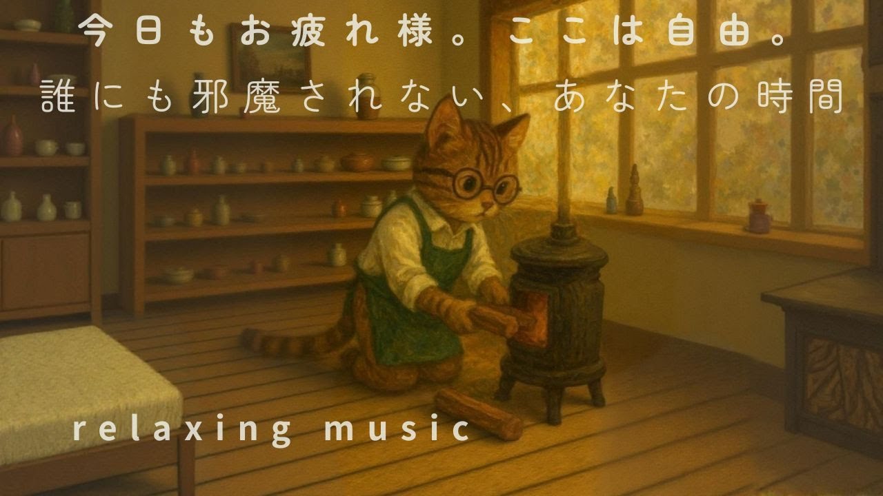 予定が空いている日の音楽｜集中とリラックスできる猫カフェ Lo-fi