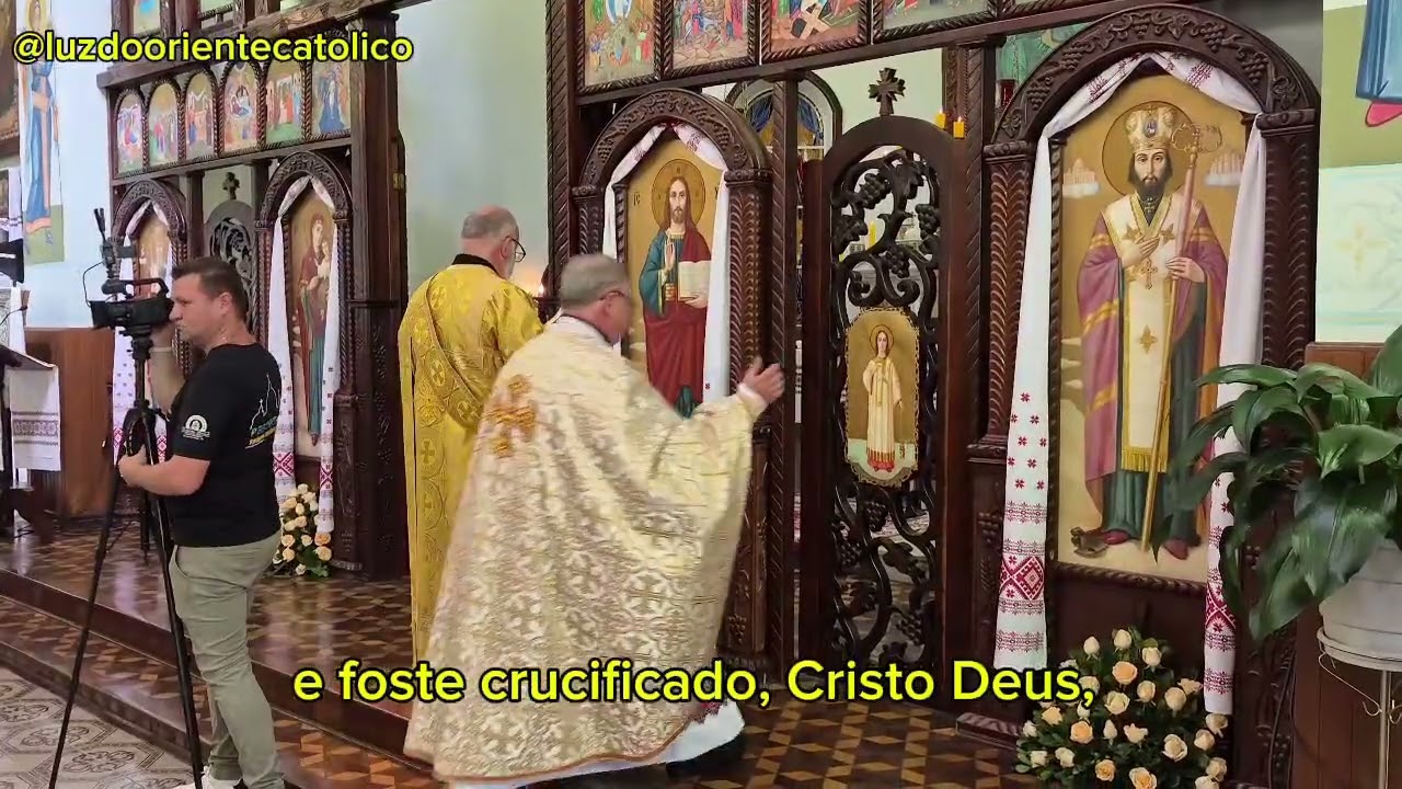 Ó FILHO UNIGÊNITO em UCRANIANO e COM LEGENDAS em PORTUGUÊS - Igreja Católica Ucraniana - Rito Grego