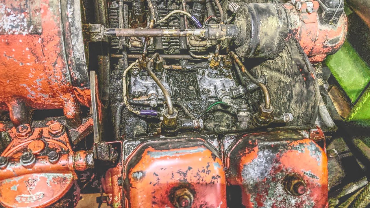 Dieselsystem entlüften am Pomßen Traktor F4