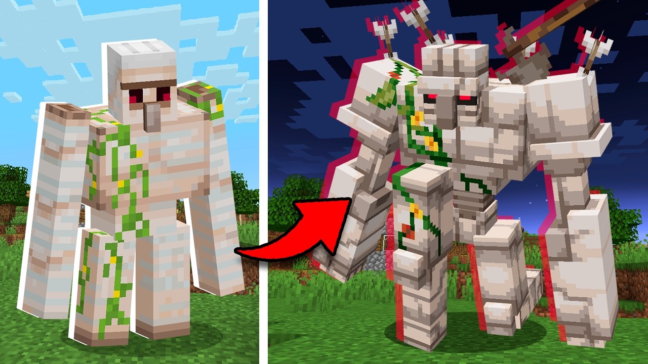 He MEJORADO TODOS los MOBS de Minecraft...