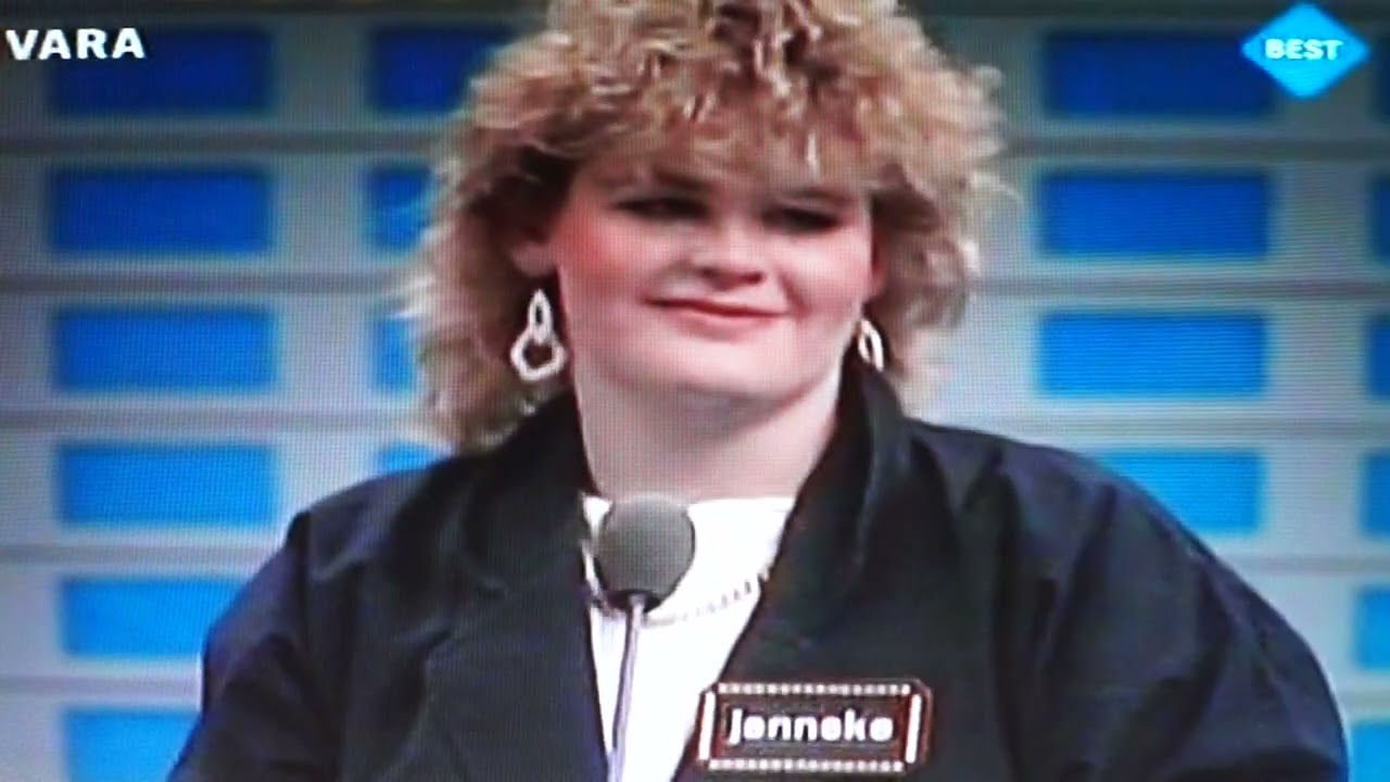 Vijf tegen vijf spelprogramma met Willem Ruis en de kandidaten jaar 1984