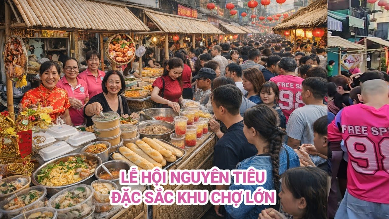 Độc đáo hàng trăm món RẺ NHƯ CHO bán vì vui là chính ĐANG DIỄN RA ở LỄ HỘI NGUYÊN TIÊU P. MINH PHỤNG