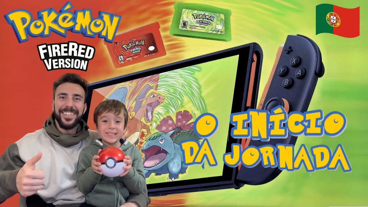 Pokemon FireRed Gameplay PT-PT - Parte 1 - O Início da Jornada