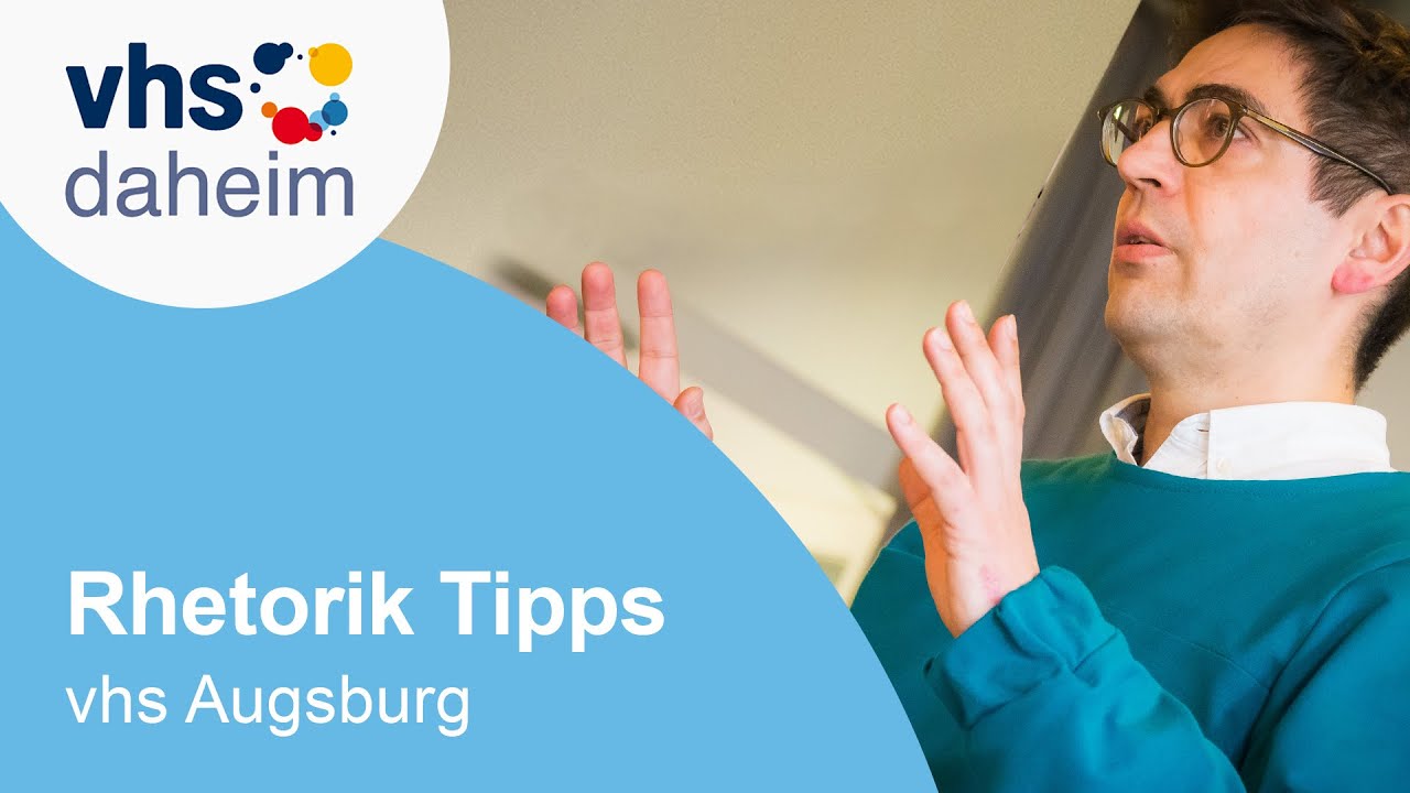 Rhetorik Tipps, vhs Augsburg