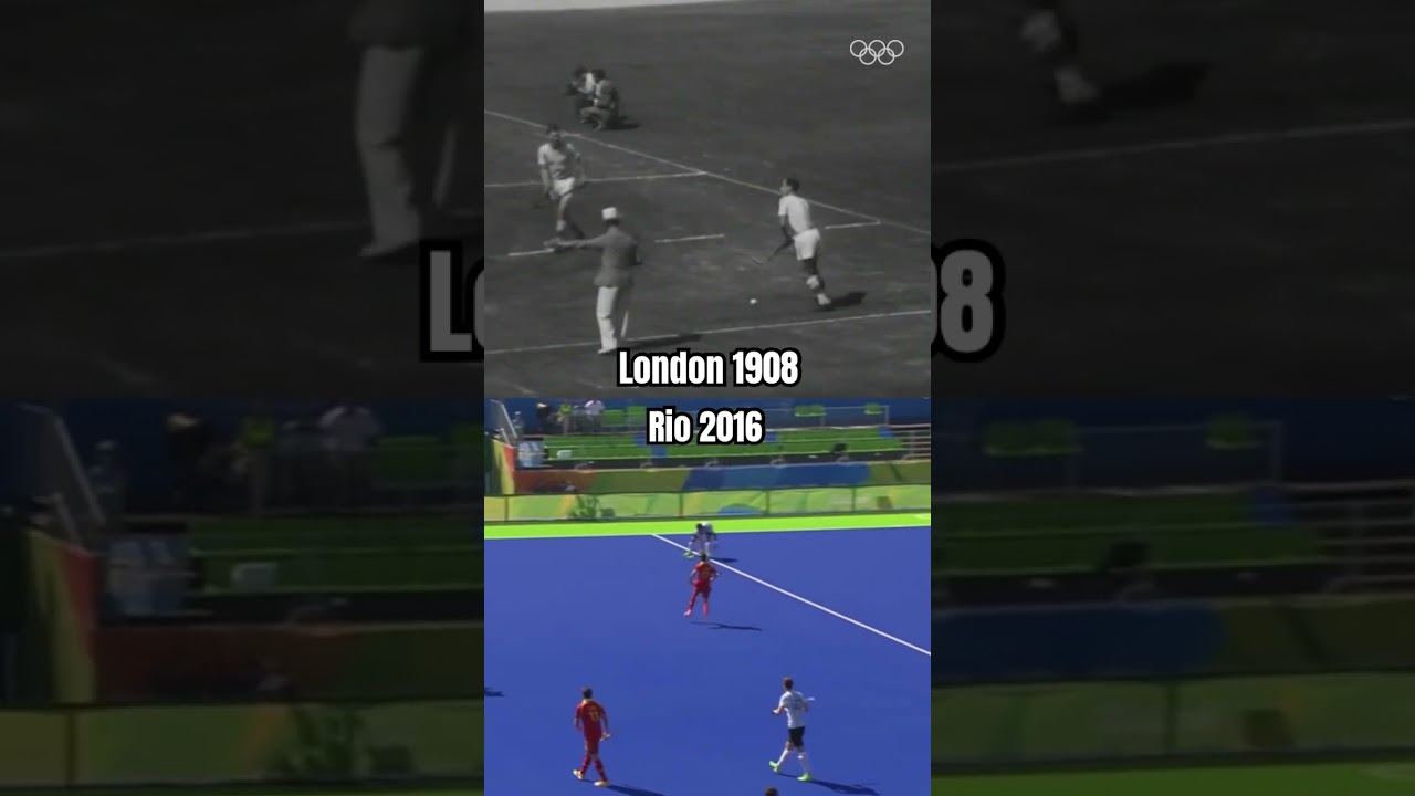 Field hockey made its first Olympic appearance during the London 1908 Olympic Games 🏑#Olympics