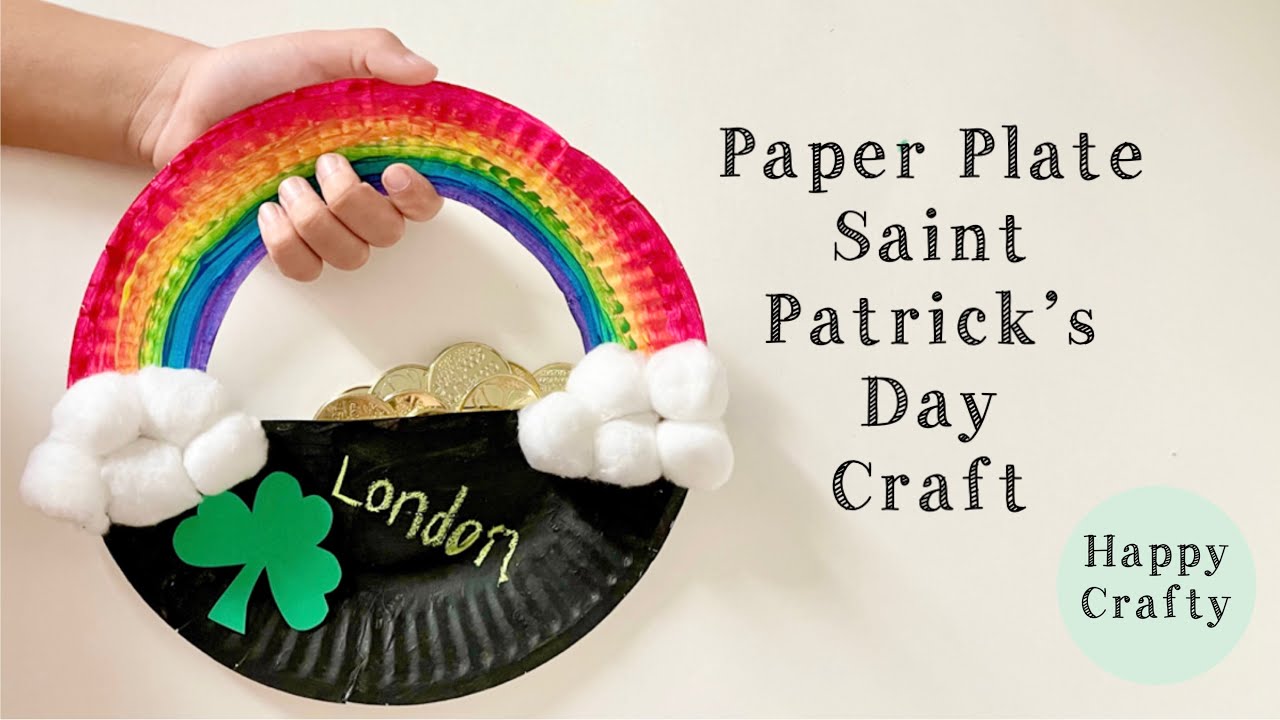 Awesome St. Patrick's Day Craft for Kids | DIY Paper Rainbow & Pot of Gold