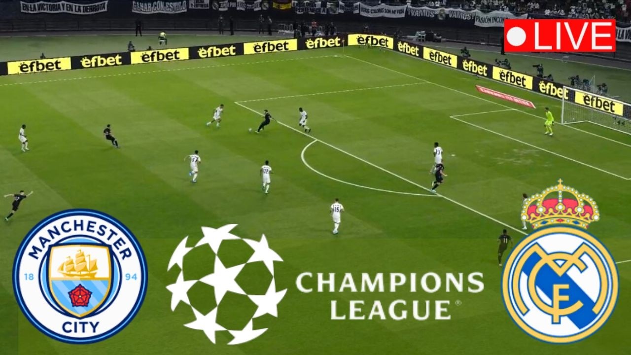 بث مباشر مباراة ريال مدريد ضد مانشستر سيتي اليوم دوري أبطال اوروبا 2026 | PES Gameplay