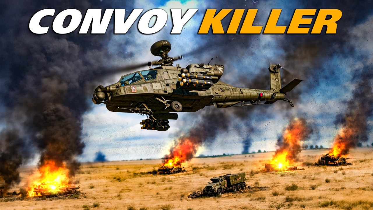 Convoy Killer | AH-64D Apache Longbow VS Armored Convoy | Digital Combat Simulator | DCS |