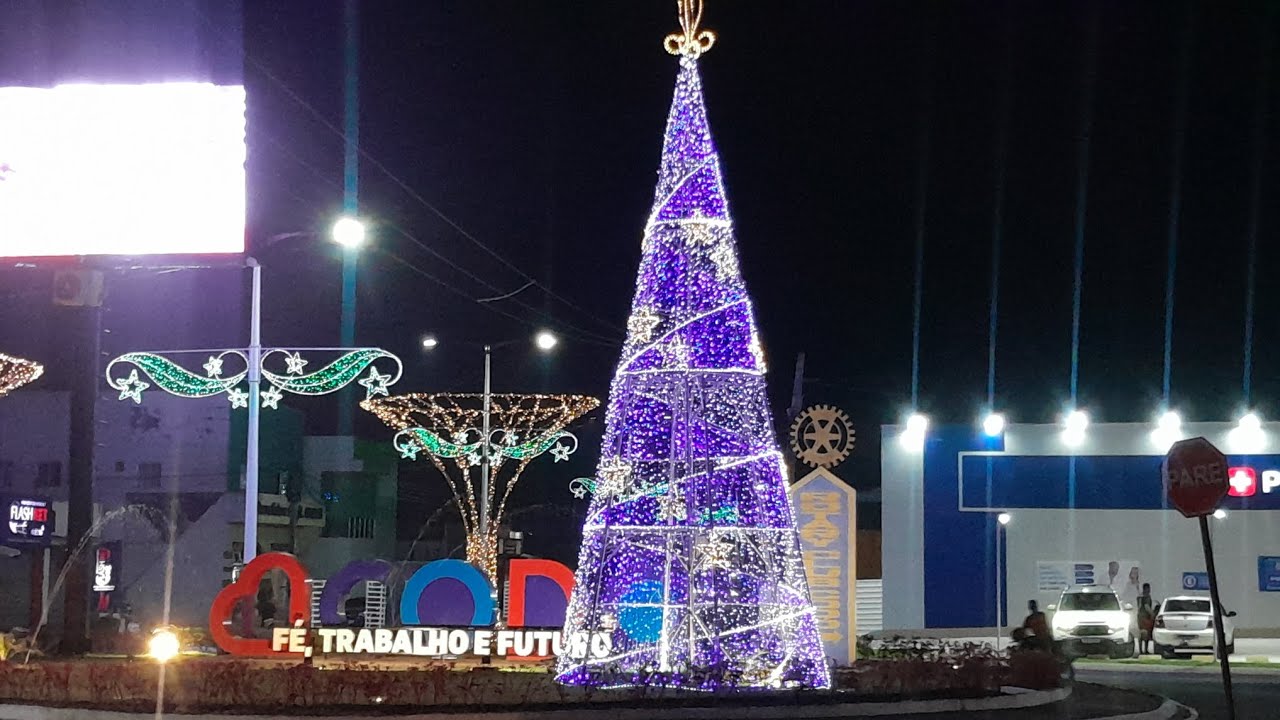 Veja como ficou a ornamentação de Natal de codó Maranhão 