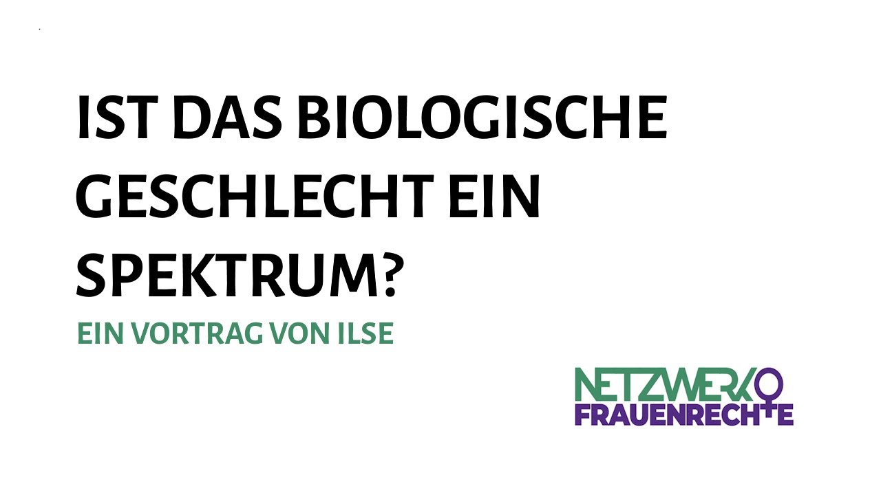 Ist das biologische Geschlecht ein Spektrum?  - Vortrag von Ilse