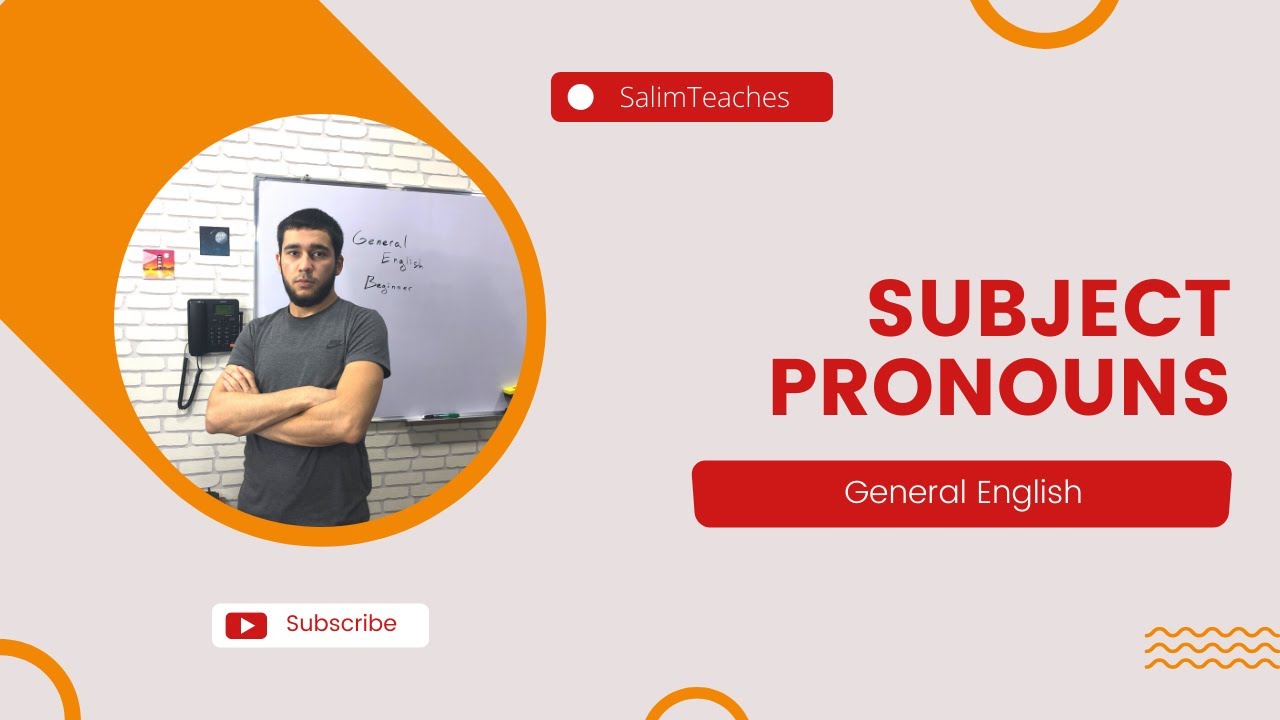 Lesson 1. Subject Pronouns - Kishilik olmoshlari [O'zbek tilida]