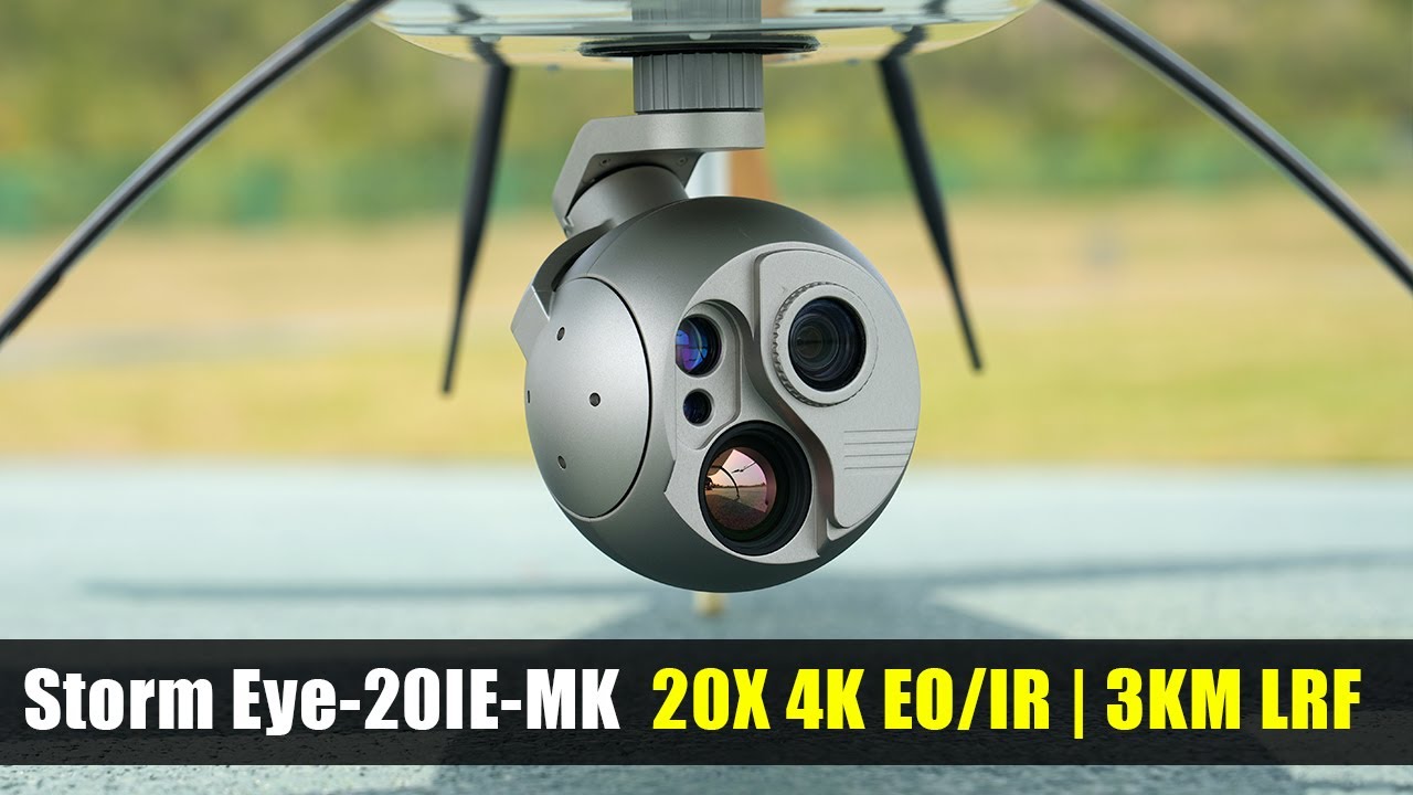 Meet Storm Eye-20IE-MK: 20X 4K EO/IR With 3KM Laser Rangefinder, Auto-Identify And Target Tracking
