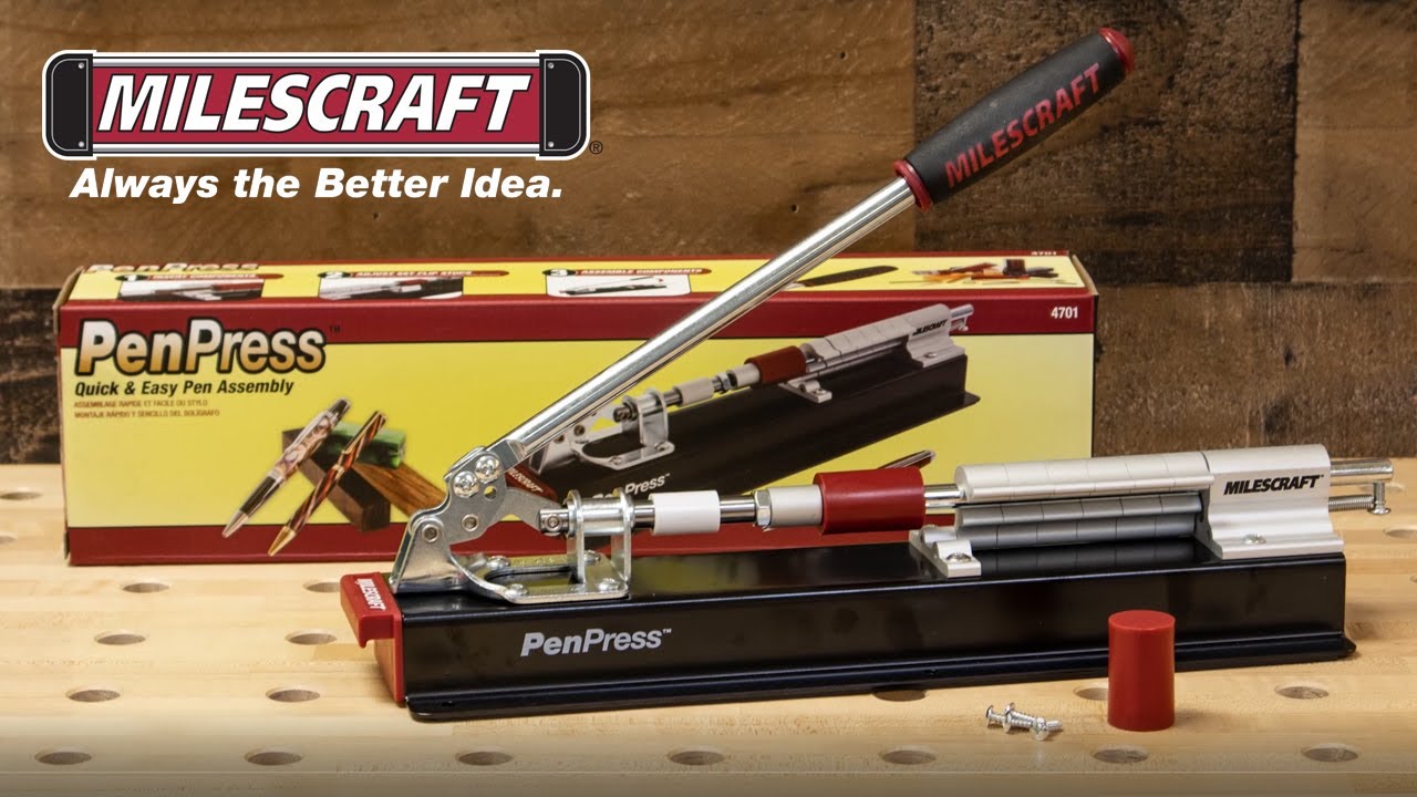 Milescraft 4701 PenPress - How to Assemble Pens and Other Turned Projects