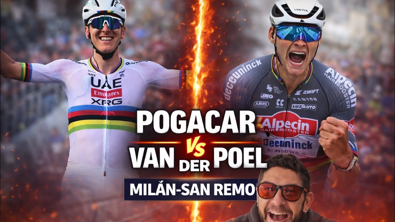 Pogacar vs Van der Poel en Milán San Remo