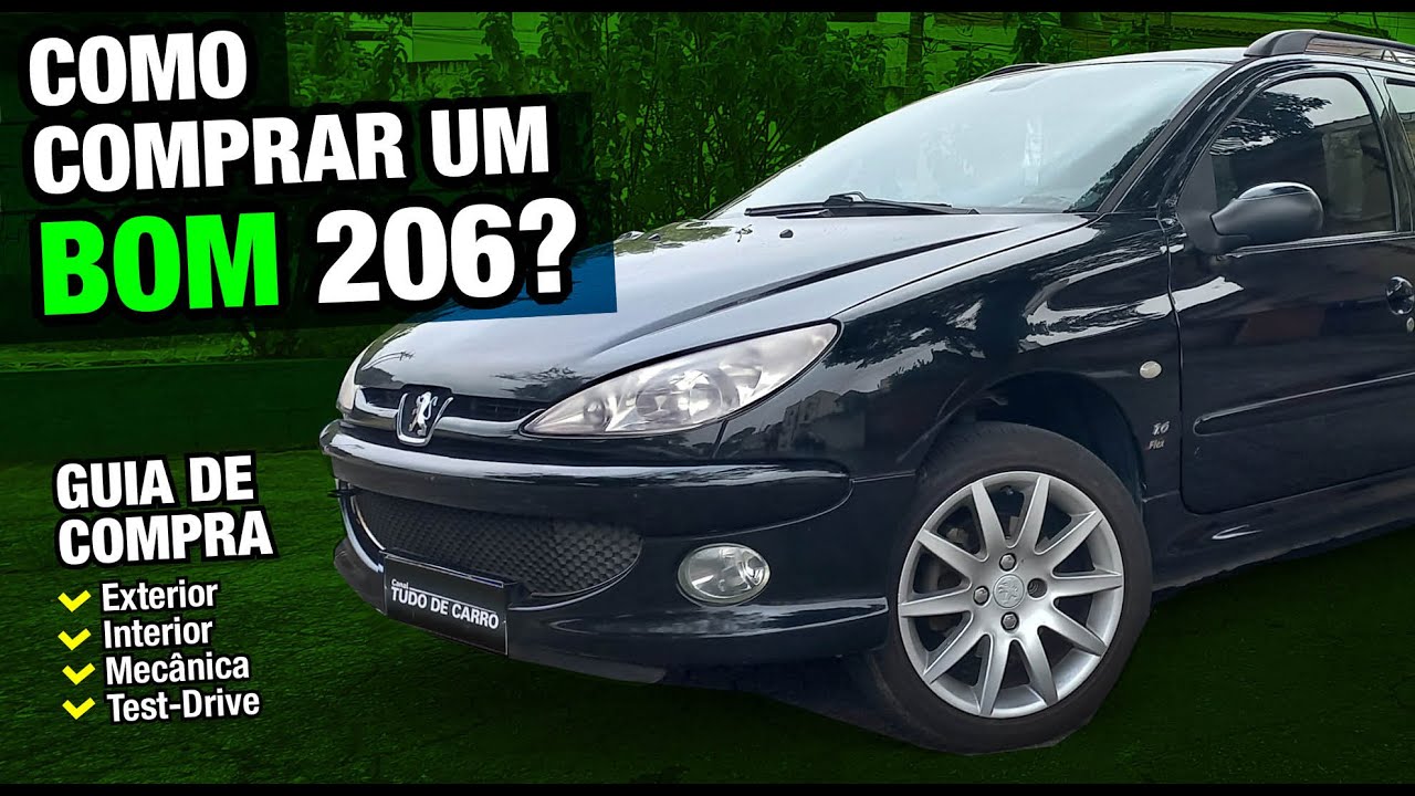 Guia de Compra - Dicas para comprar um BOM Peugeot 206 - Vale a pena em 2022?