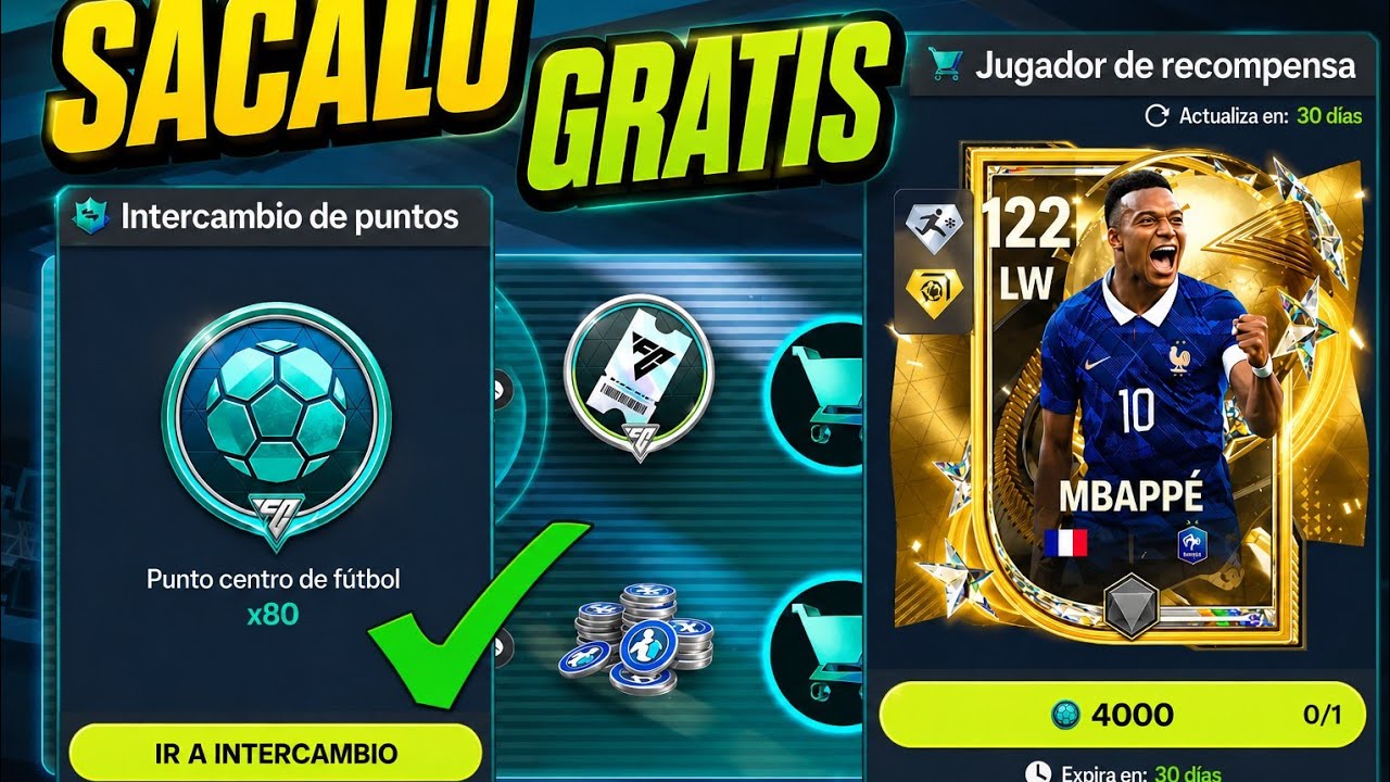 😱 JUGADOR GRATIS DE 122 DE GRL EN FC MOBILE (ASI PUEDES CONSEGUIRLO)