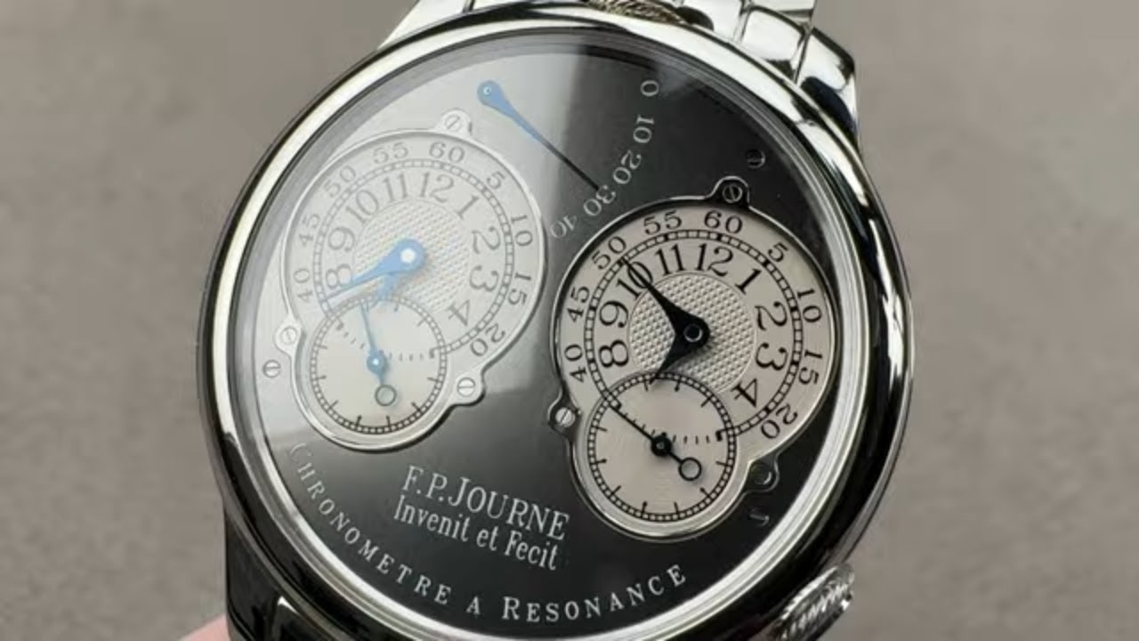 F.P. Journe Chronometre A Resonance Ruthenium Edition Watch Review | R-RN PT 40 B RU