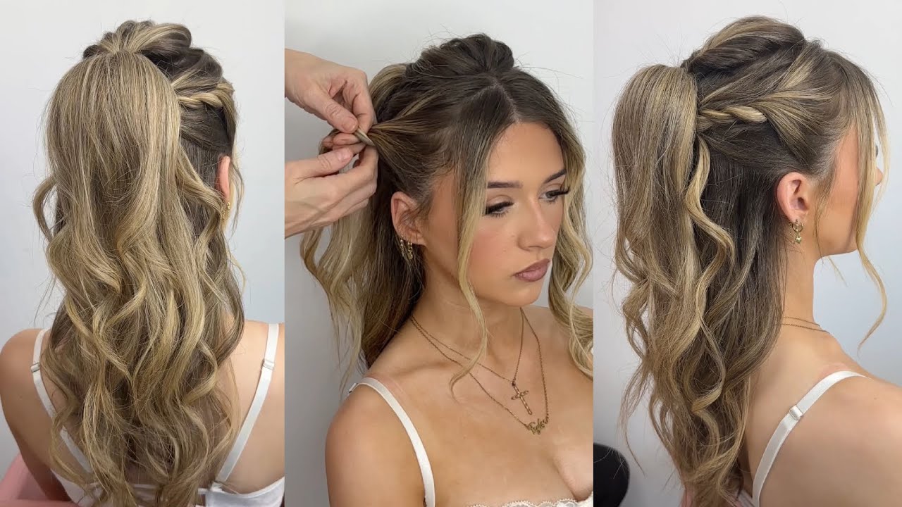 Beautiful Half Up Hairstyle Perfect For Occasions!