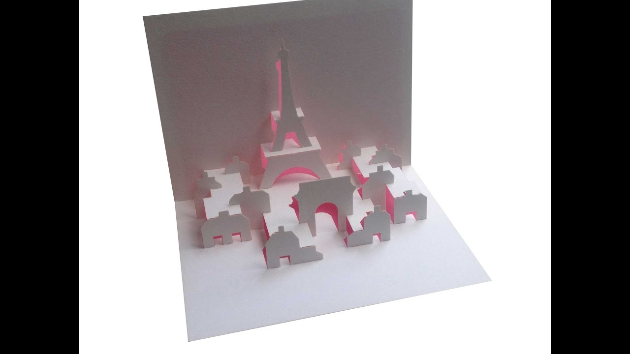 Paris Skyline Pop Up Card Tutorial - Origamic Architecture