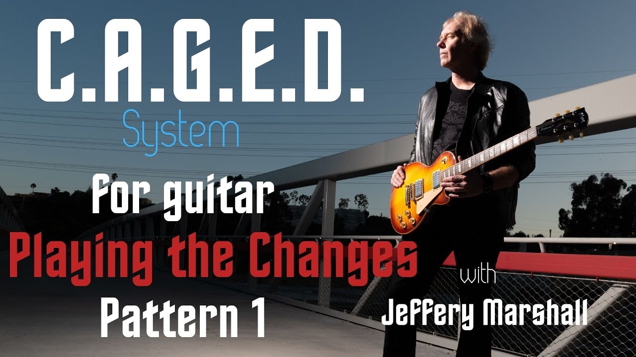 Chord Tone Training - 1-4-5 Major in CAGED System - Pattern 1 - Guitar Lesson