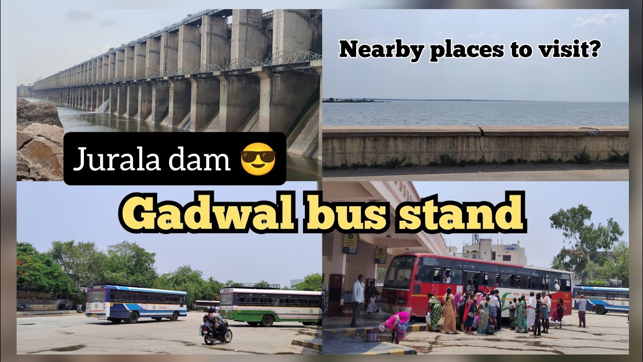 Gadwal bus stand and Jurala dam vlog || How to reach there?? #vlog #newvlog #travel #explore #vlogs