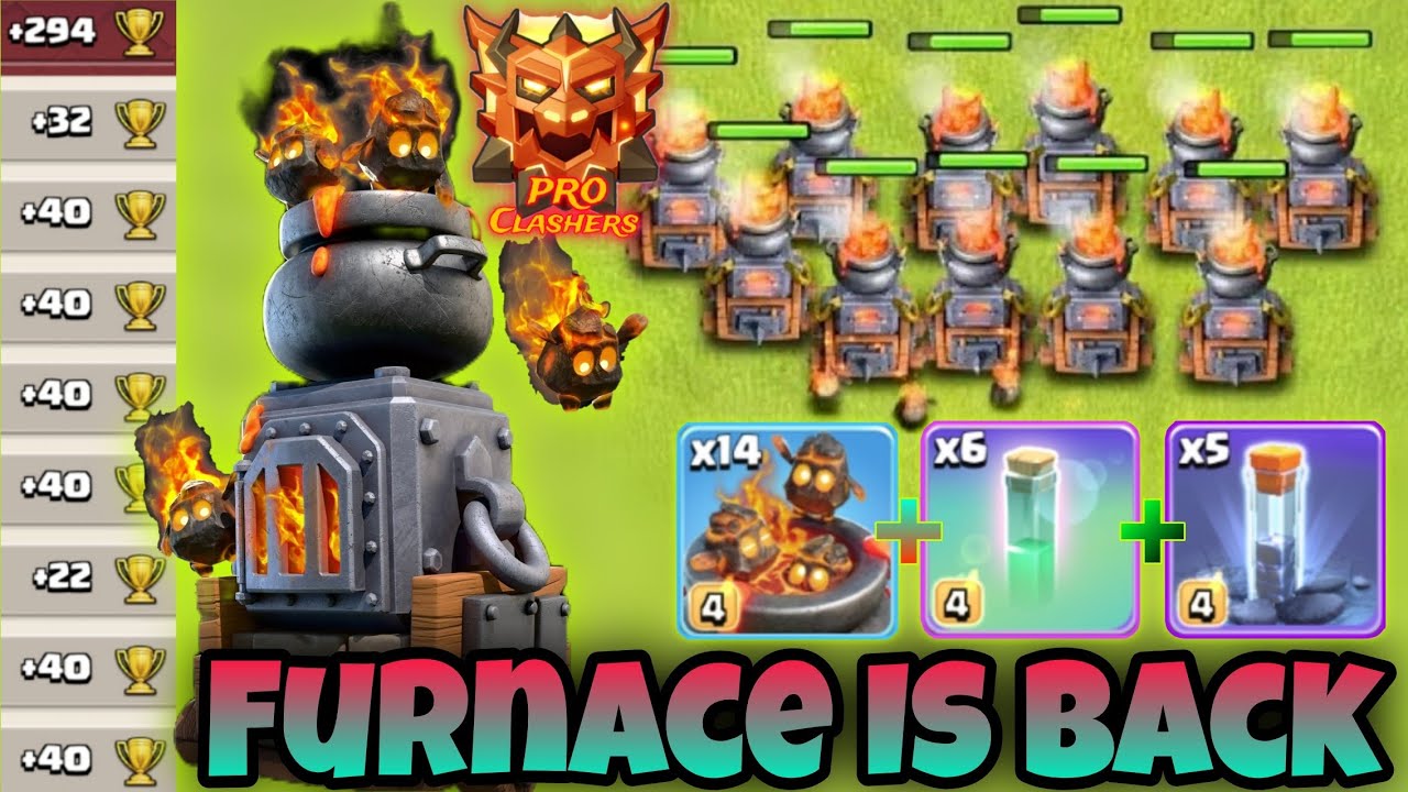 MASS Furnace Is Back In Ranked Legend League!! RC Charge+Warden Walk+Sui Hero. Army 👇