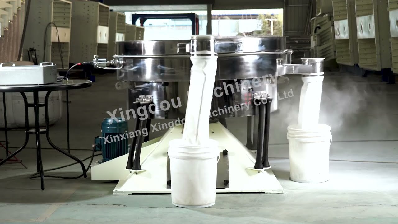 Round vibrating screen-Screening experiment
