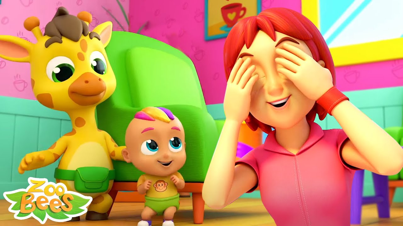 Espreitar Um Boo, Boo Boo M&uacute;sica Para Crian&ccedil;as e V&iacute;deos De Desenhos Animados