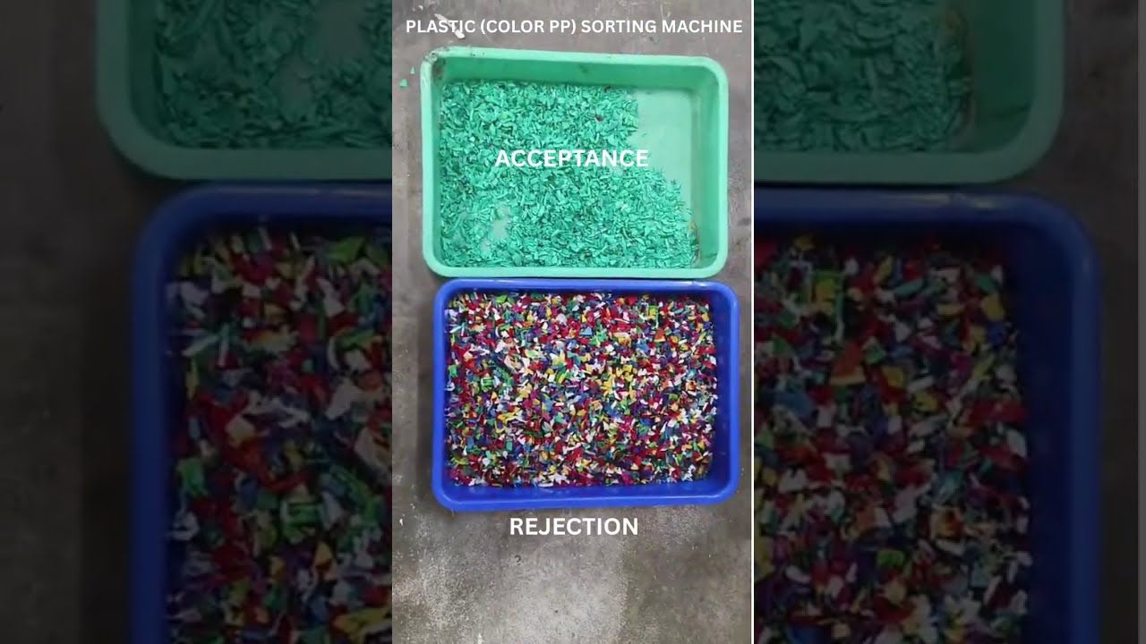Plastic Color Sorter Machine for PP Material | Mark Color Sorter High-Speed RGB Sorting