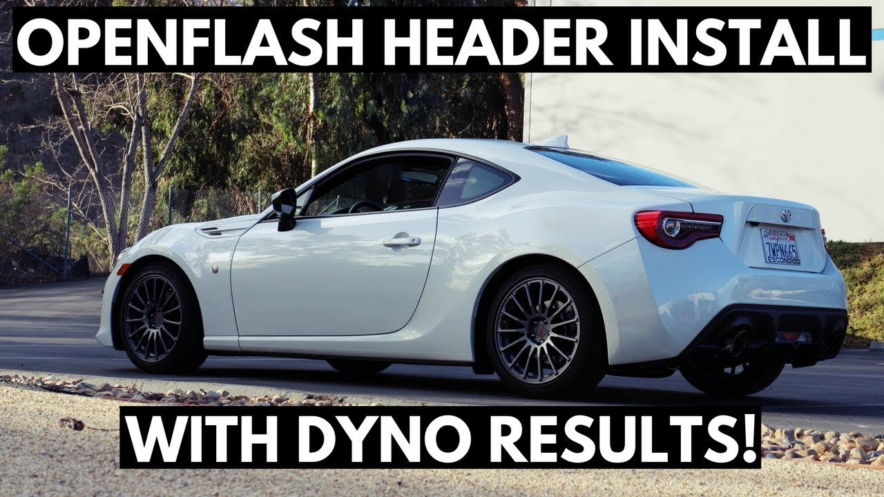 Toyota 86 OpenFlash Header Dyno Results & Impressions!