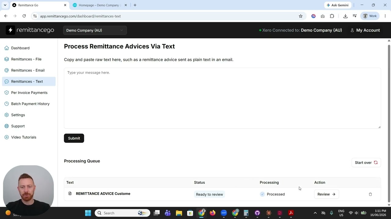 How to Process Remittance Advices Via Text