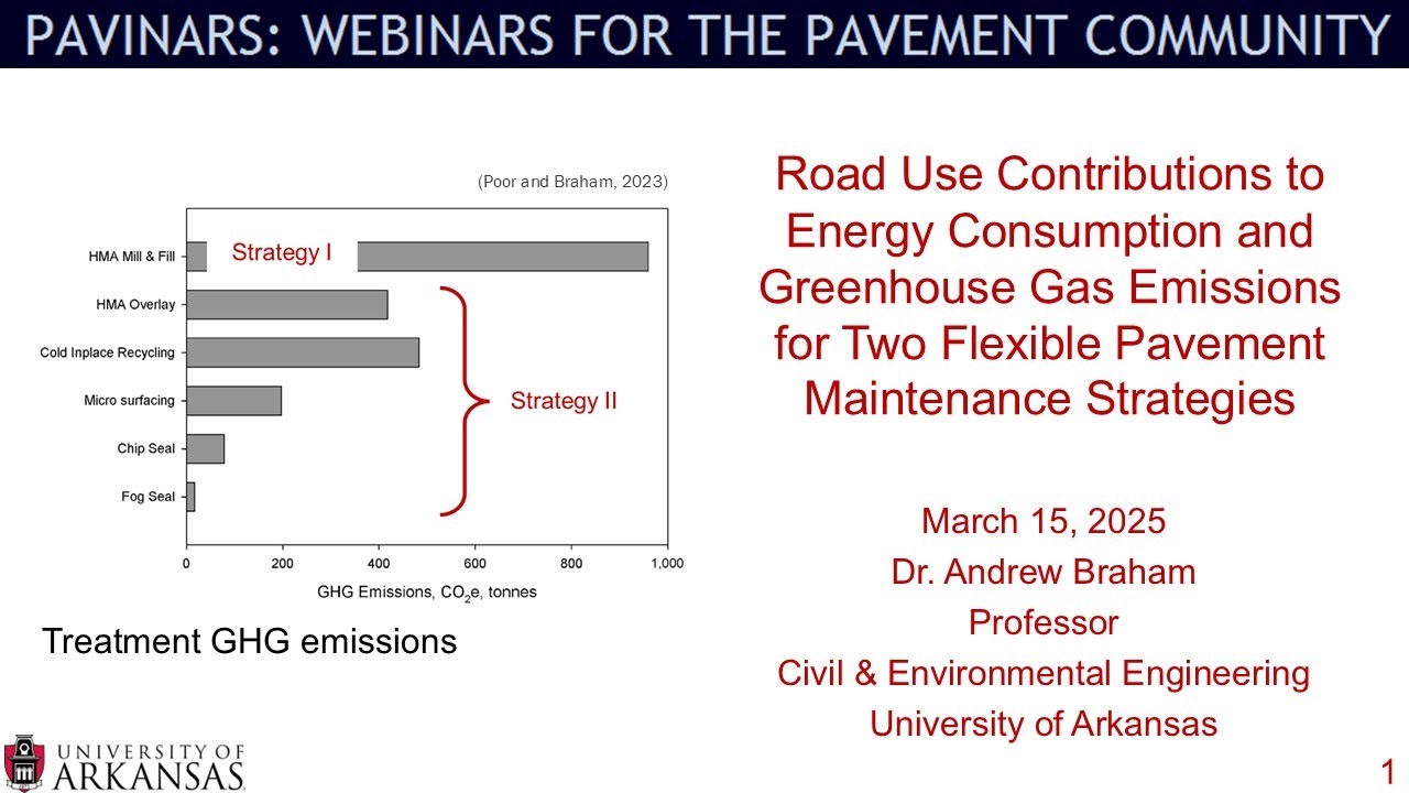 Life Cycle Assessment 4 Two Flexible Pavement Maintenance Strategies: production, construction, use