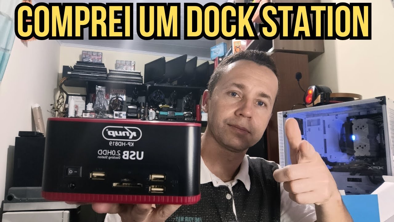 COMPREI UM DOCK STATION KNUP