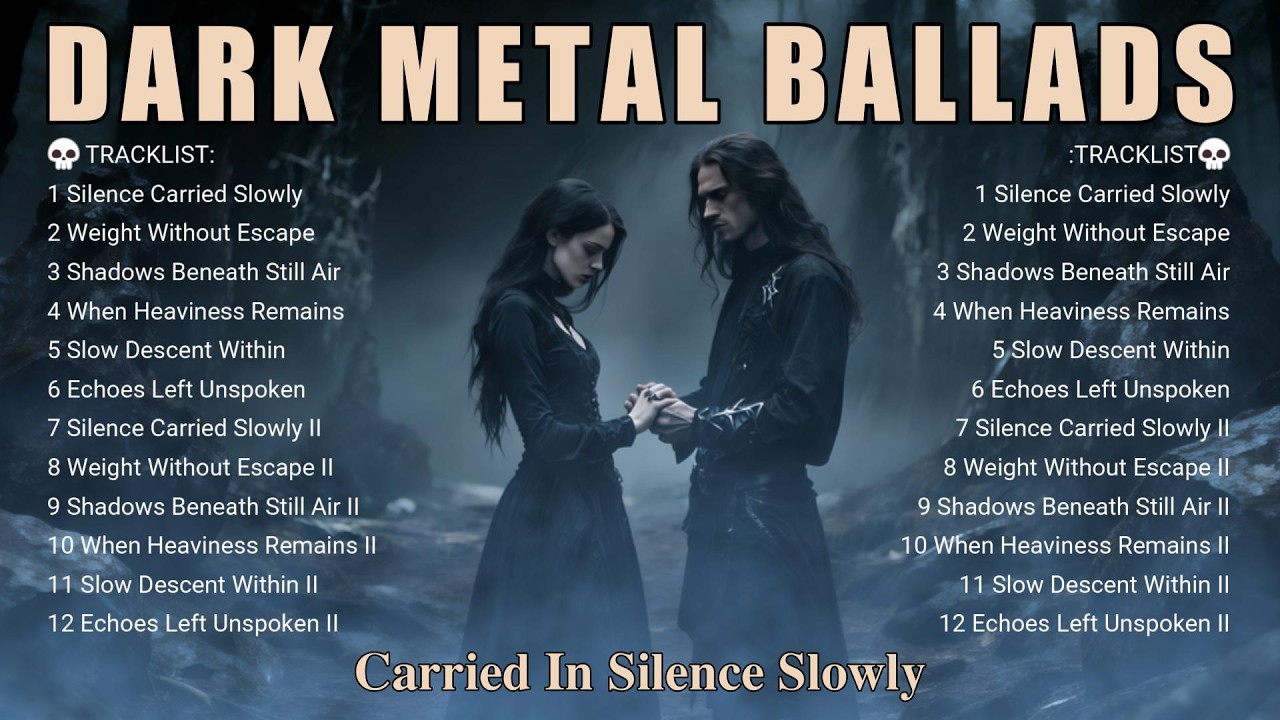 🎧 Dark Metal Ballads – Carried in Silence Slowly | Gothic Doom & Emotional Descent