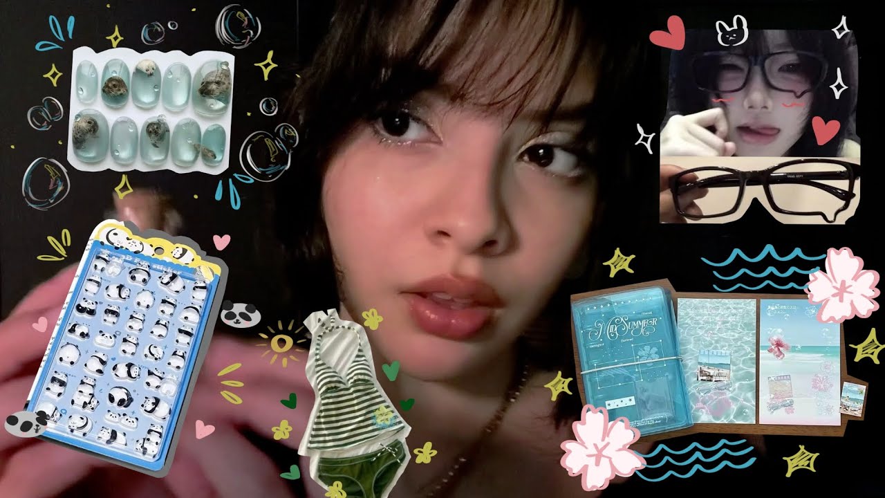 Girly Lofi ASMR - Trinket and Online Haul (Whispering, Tapping)